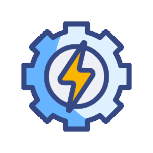 electric-power icon service design by freepik